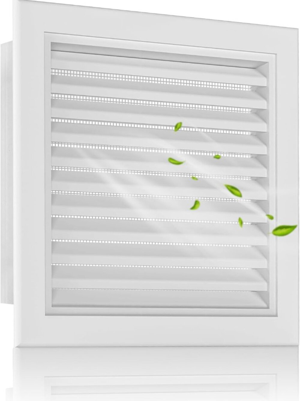 20"X20" Aluminum Gable Vent w/Screen, Heat Dissipation & Condensation Prevention